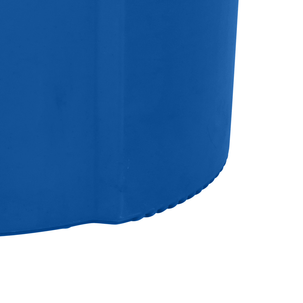 Toter 55 Gallon Round Trash Can with Lift Handle Blue - Ascmtools