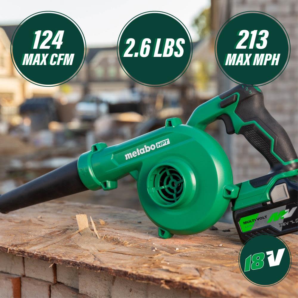 Metabo HPT 18V MultiVolt Compact Blower Cordless Bare Tool - Ascmtools