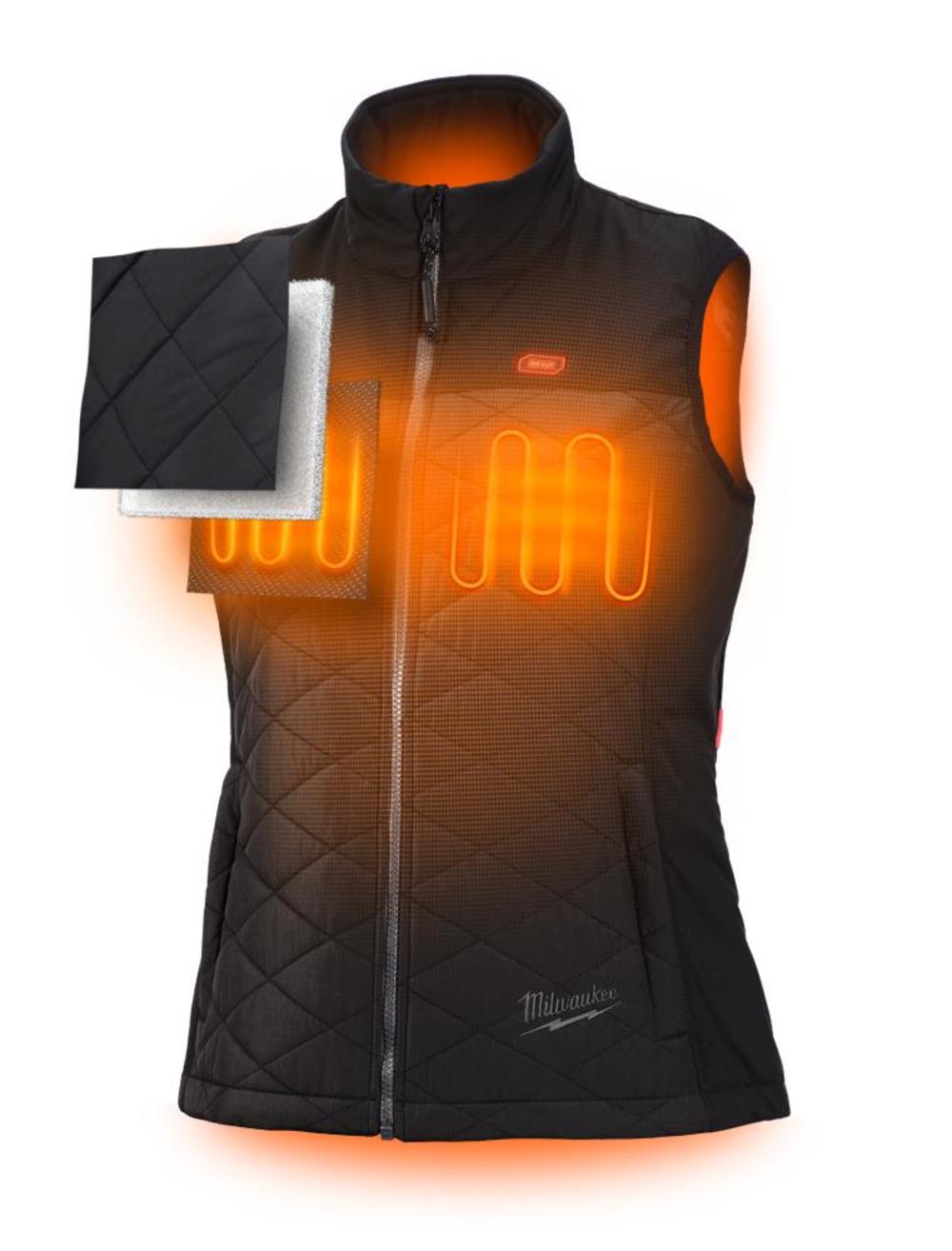 Milwaukee M12 Heated Women’s AXIS Vest Kit S (Black) - Ascmtools