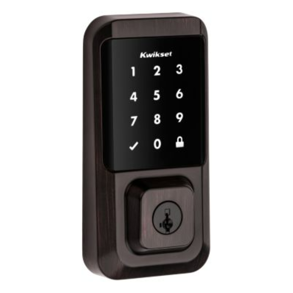 Kwikset Halo Smart Lock Wi Fi Smart Lock Touchscreen Venetian Bronze - Ascmtools