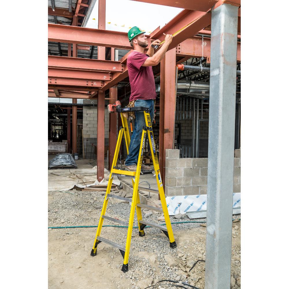 Werner Podium 4-ft Fiberglass 375-lb Type IAA Step Ladder - Ascmtools