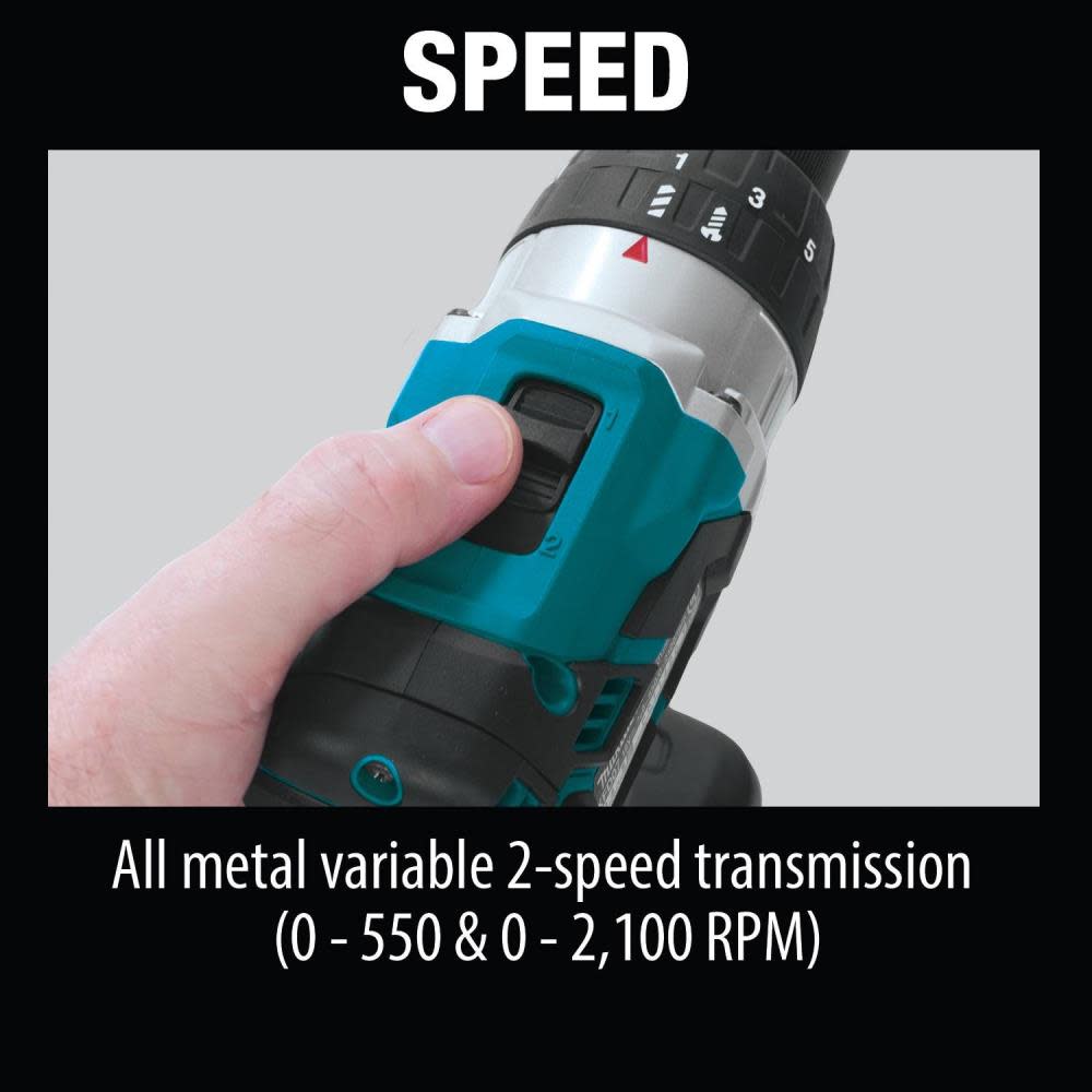 Makita 18V LXT Lithium-Ion Brushless Cordless 1/2 in. Driver-Drill (Tool Only) - Ascmtools