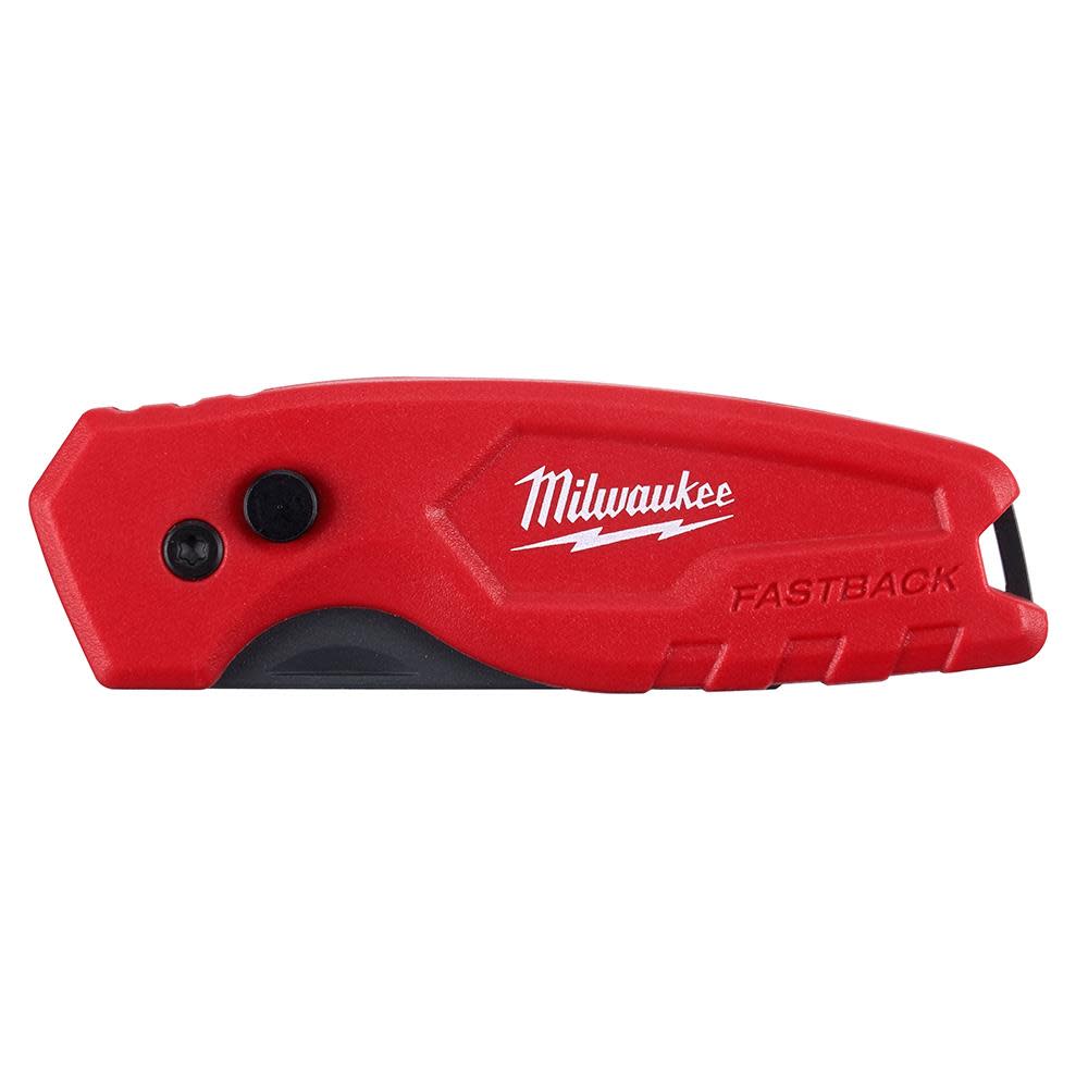 Milwaukee 4pk FASTBACK Compact Folding Utility Knife - Ascmtools