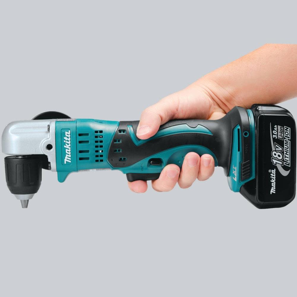 Makita 18V LXT Lithium-Ion Cordless 3/8 in. Angle Drill Keyless (Tool Only) - Ascmtools