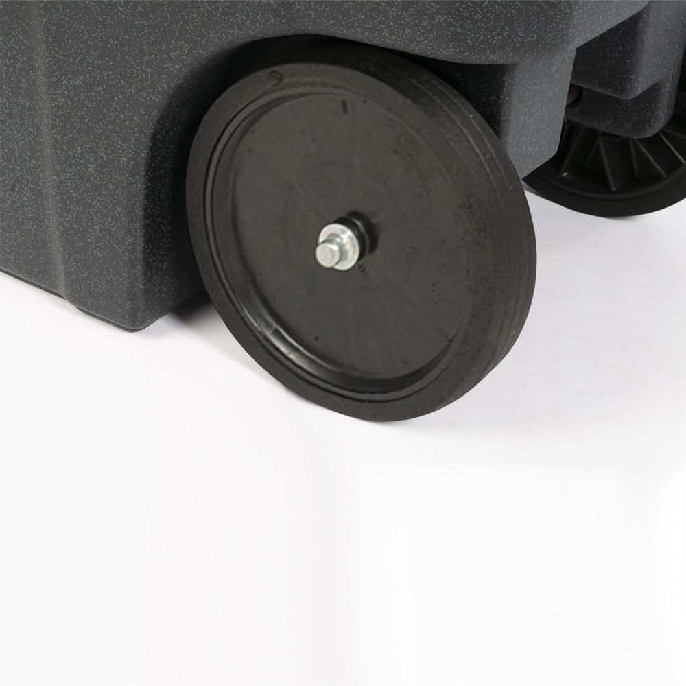 Toter 48 Gallon Trash Can with Smooth Wheels and Lid - Ascmtools