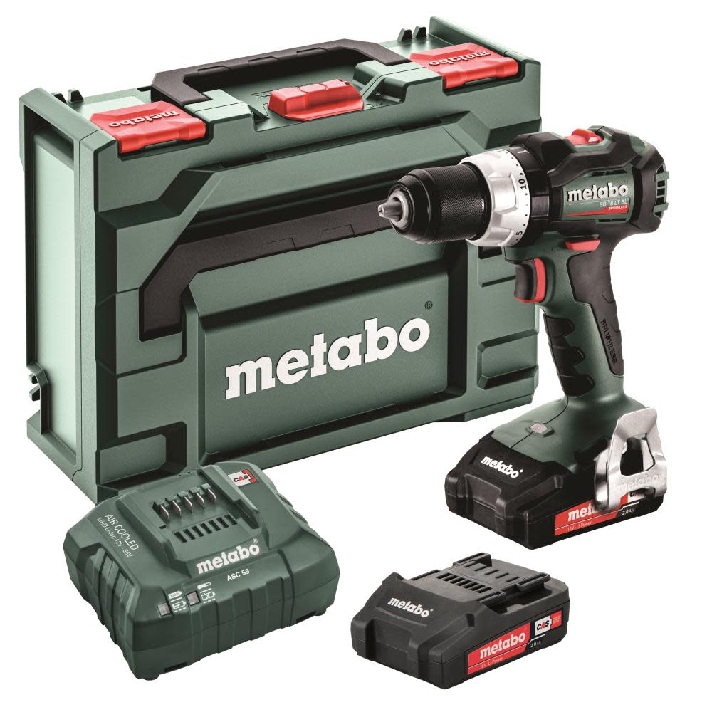 Metabo 18V SB 18 LT BL 2.0 Brushless Cordless Hammer Drill 2.0Ah Kit - Ascmtools