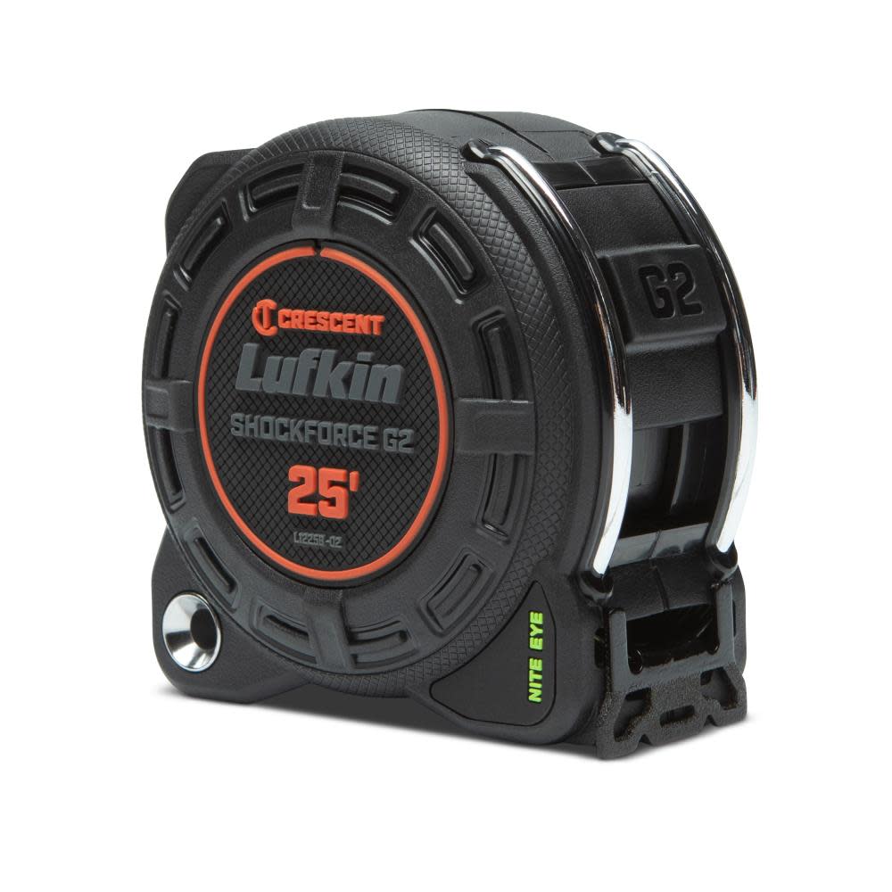Crescent Shockforce Nite Eye G2 Tape Measure 1 1/4″ x 25′ - Ascmtools