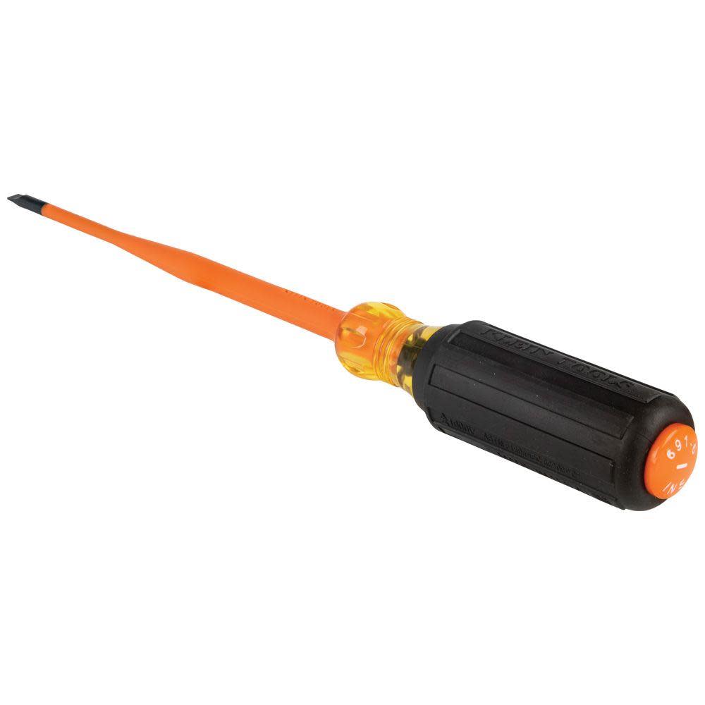 Klein Tools Slim-Tip Insulated Screwdriver 3/16 - Ascmtools