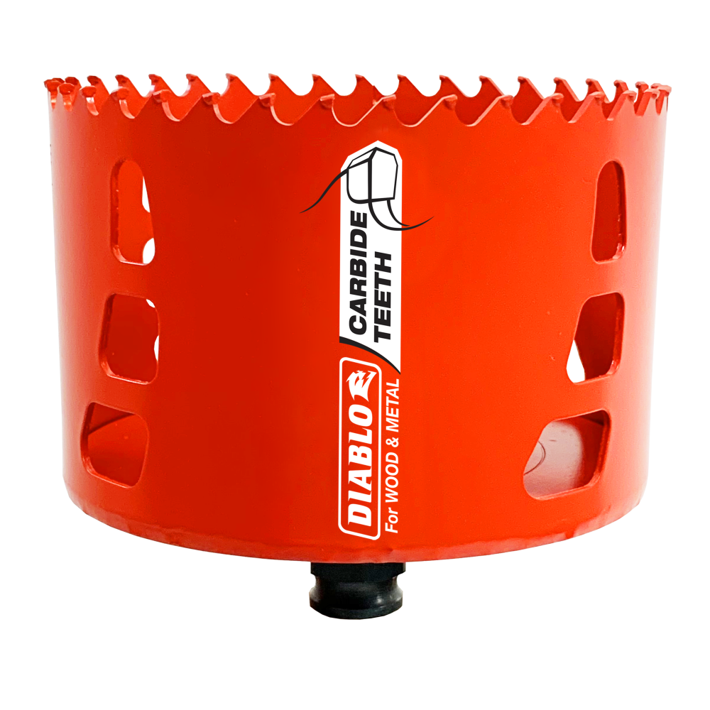 Diablo Tools 4″ (102mm) Carbide-Tip Wood & Metal Holesaw - Ascmtools