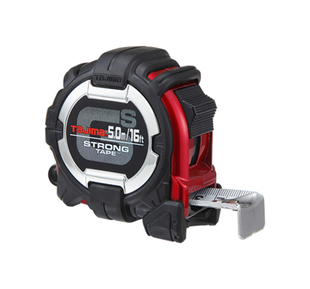 Tajima GS LOCK Measuring Tape 16′ x 1″ with Compatible Clip - Ascmtools