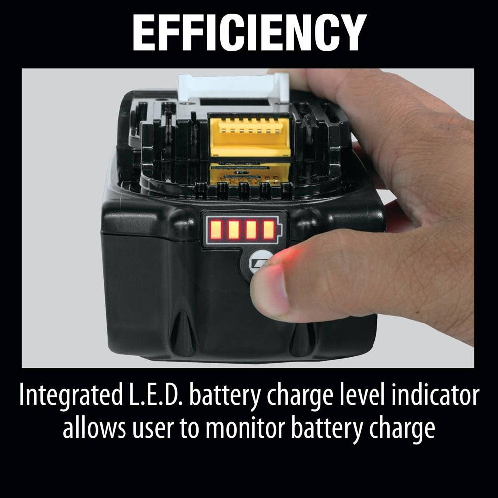 Makita 18 Volt 6.0 Ah LXT Lithium-Ion Battery 2-Pack - Ascmtools