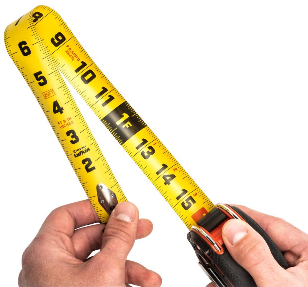 Crescent Lufkin Shockforce Dual Sided Tape Measure 1 3/16 x 16′ - Ascmtools