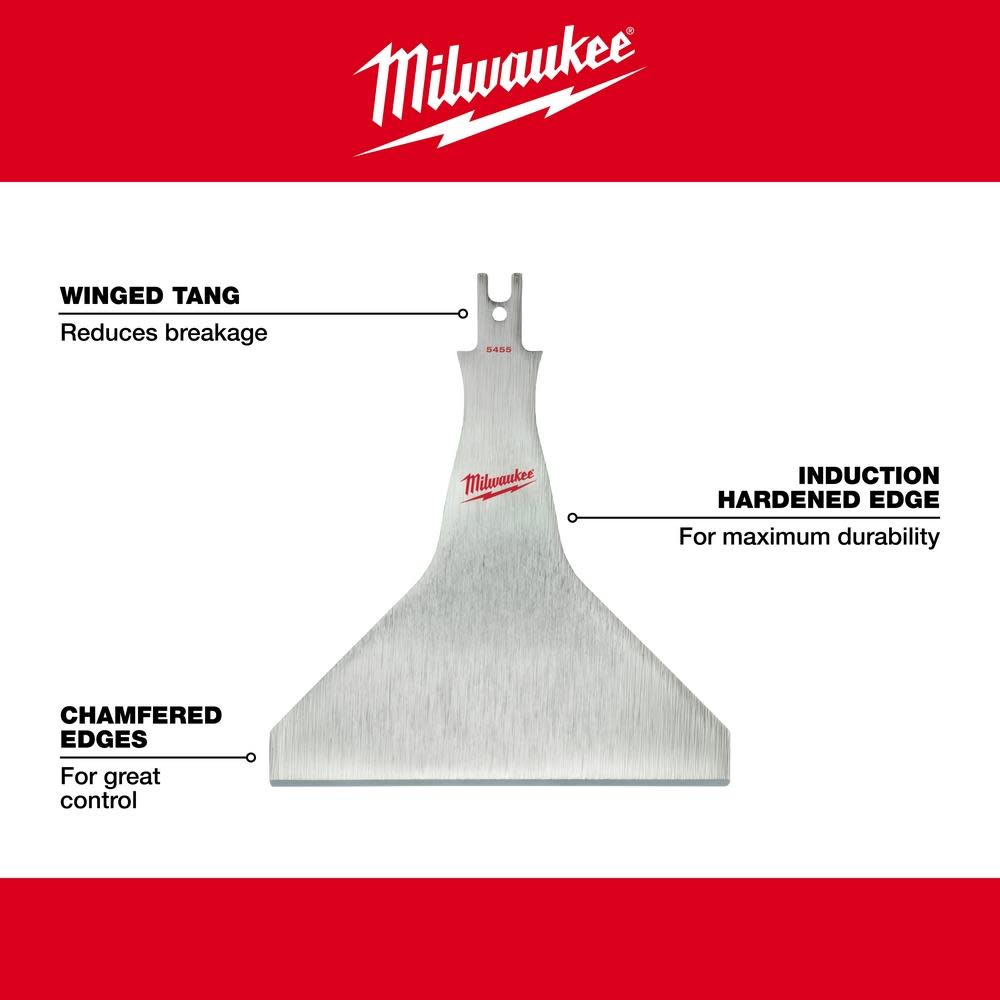 Milwaukee 5 In. Scraper Blade - Ascmtools
