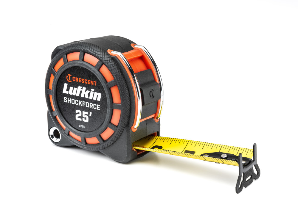 Crescent Lufkin Shockforce Tape Measure Dual Sided 1 3/16 x 25′ - Ascmtools