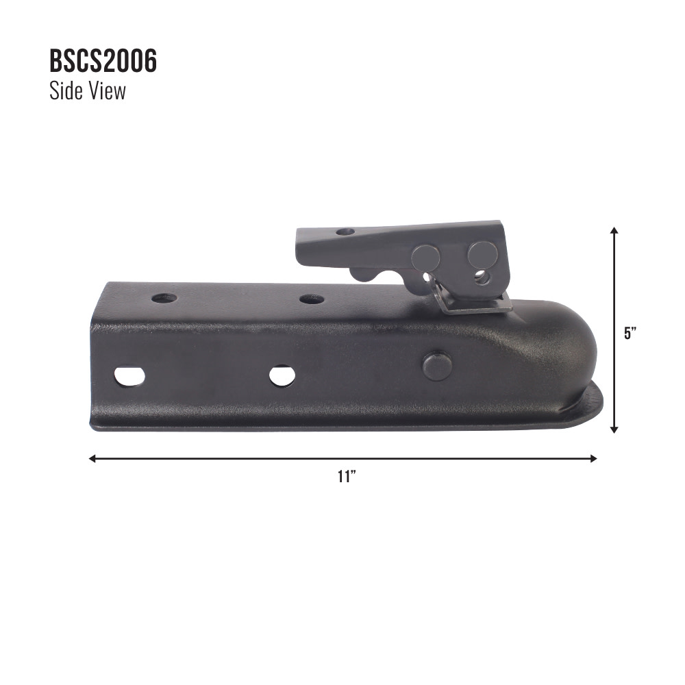 Trailer Valet Blackout 3500 lbs Coupler 2″ Ball 2″ Channel - Ascmtools