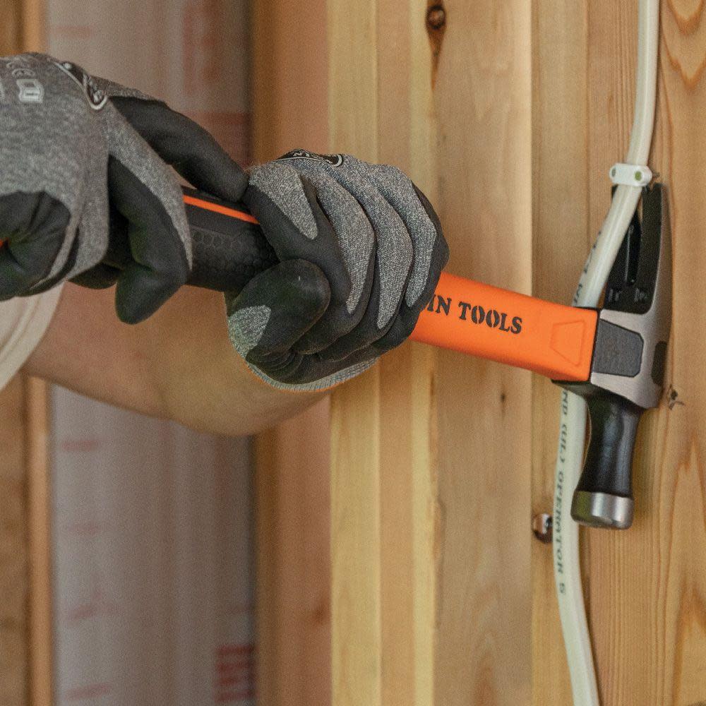 Klein Tools Electricians Hammer Straight Claw 18oz 15″ - Ascmtools