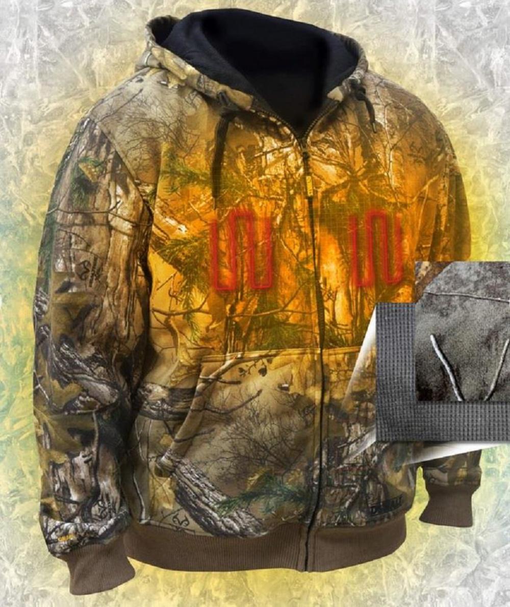 DEWALT Unisex Realtree XTRA Camouflage Heated Kit Hoodie XL - Ascmtools