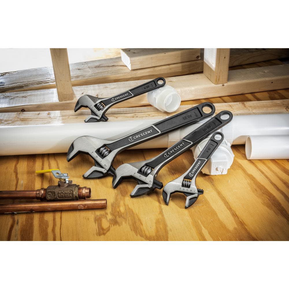 Crescent 8″ Wide Jaw Adjustable Wrench - Ascmtools