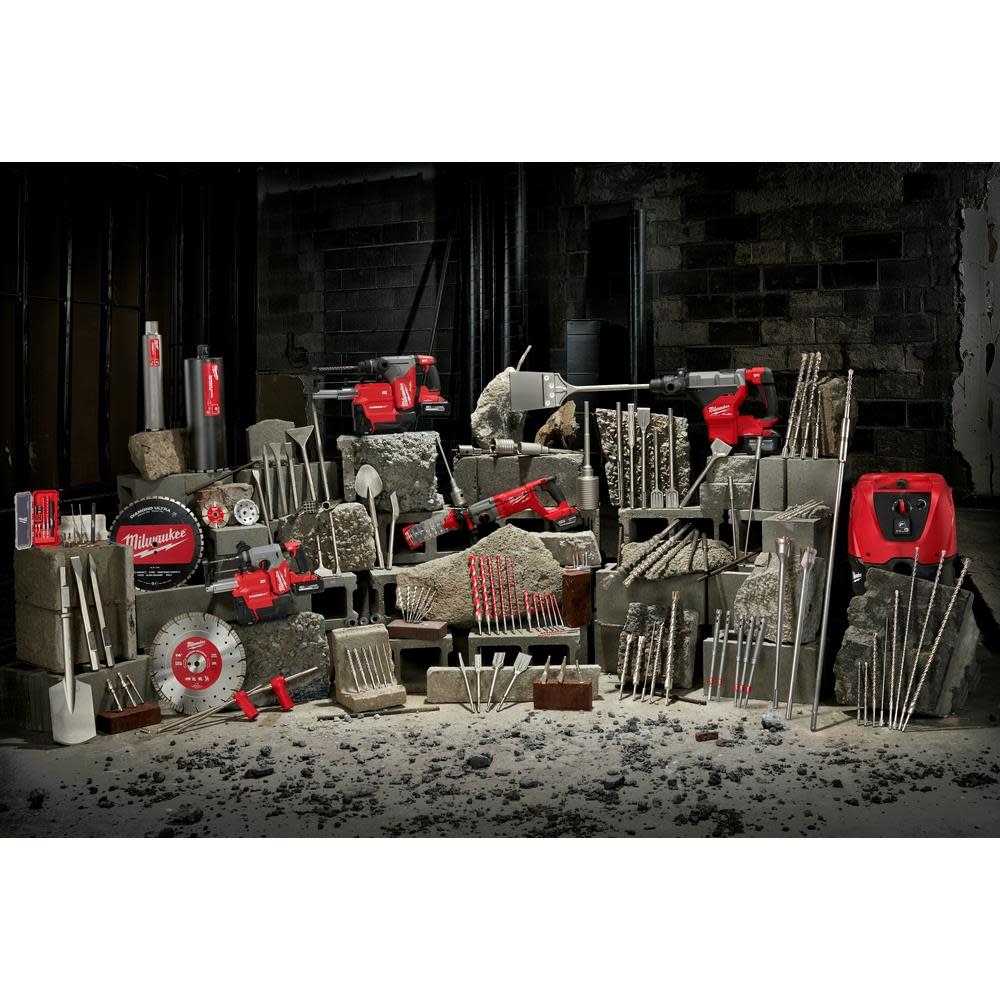 Milwaukee Slotting Chisel Carbide Tipped SDS Plus 1 1/4″ - Ascmtools