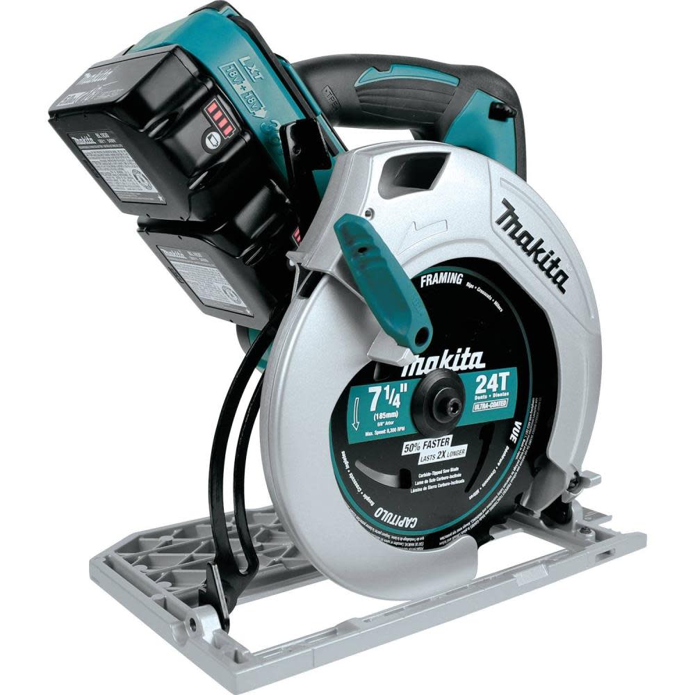 Makita 18V X2 LXT Lithium-Ion (36V) Cordless 7-1/4 In. Circular Saw Kit (5.0Ah) - Ascmtools