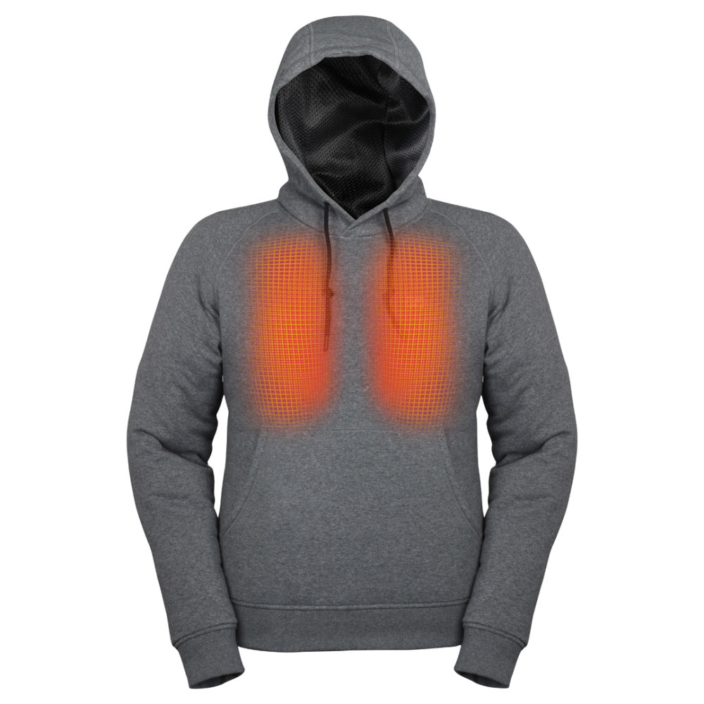 Mobile Warming Phase Heated Hoodie Sweatshirt 12 Volt Mens Grey Medium - Ascmtools