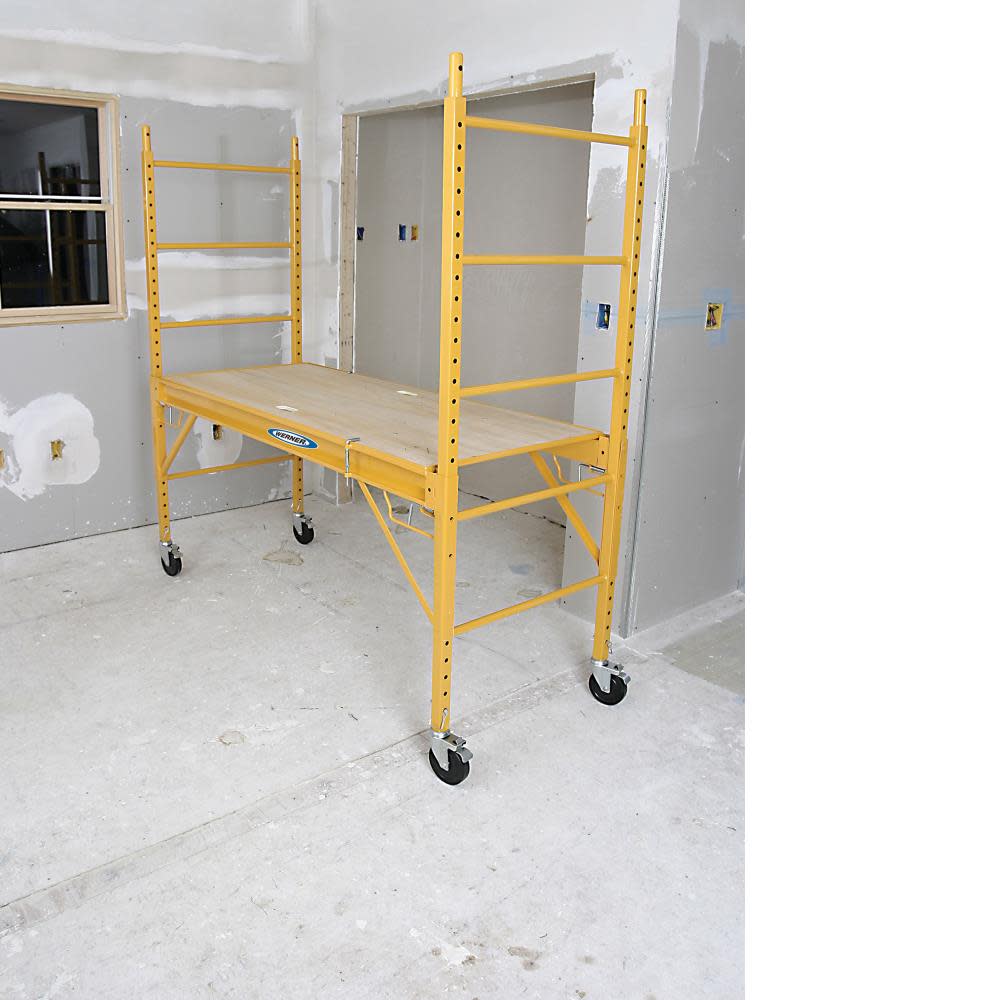Werner 6 Ft. Steel Rolling Scaffold - Ascmtools
