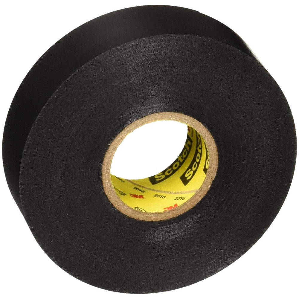 3M Scotch Super 33+ Electrical Tape 0.75″ x 66′ Black Vinyl 3pk - Ascmtools