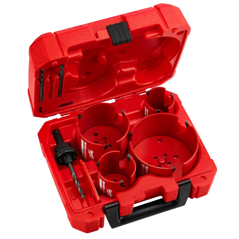 Milwaukee 8 pc. Big Hawg with Carbide Teeth Kit - Ascmtools