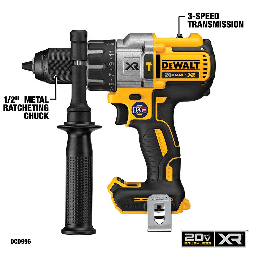 DEWALT 20V MAX XR Hammer Drill & Reciprocating Saw Combo Kit - Ascmtools