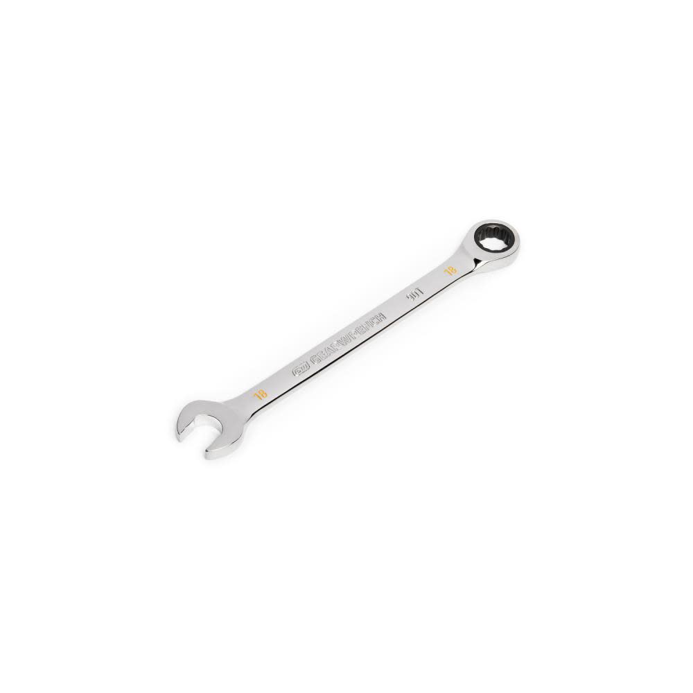 GEARWRENCH 18mm 90T 12 Point Ratcheting Combination Wrench - Ascmtools
