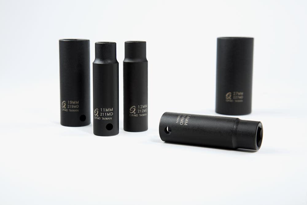 Sunex 1/2 In. Drive Metric Deep Impact Socket Set 14 pc. - Ascmtools