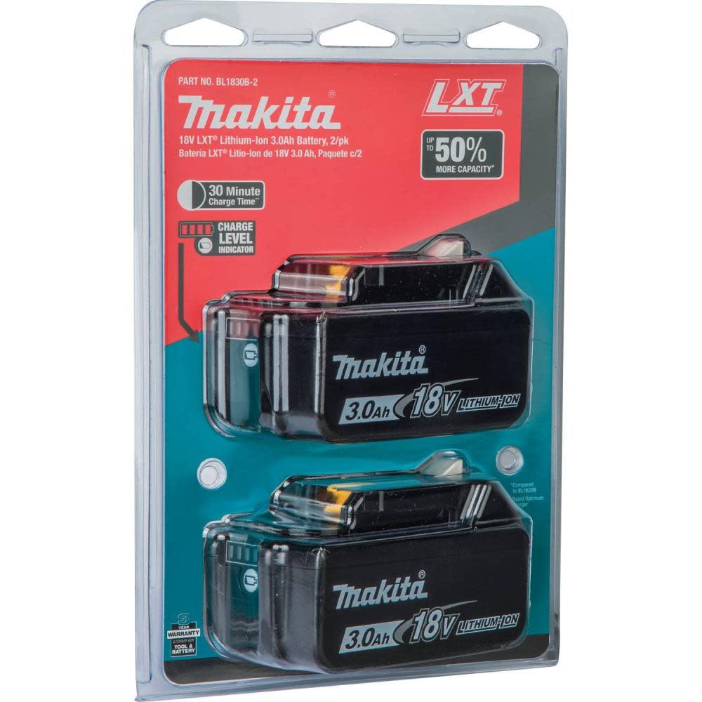 Makita LXT Lithium-Ion 3.0Ah Battery 2-Pack - Ascmtools