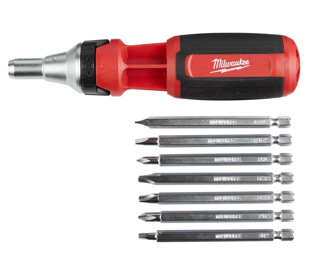 Milwaukee 9-in-1 ECX Drive Ratcheting Multi-Bit Driver - Ascmtools