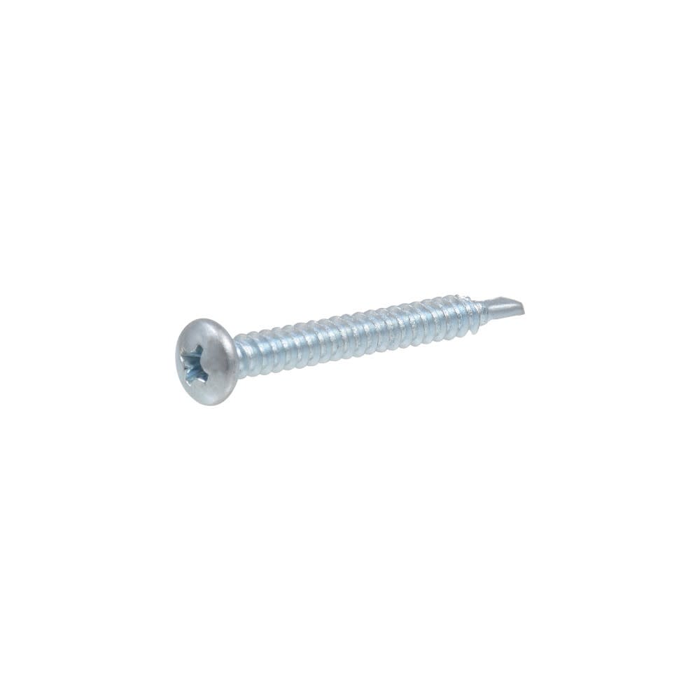 Hillman #8-18 x 1 1/2″ Zinc Pan Phillips Self Drilling Screw 100pk - Ascmtools