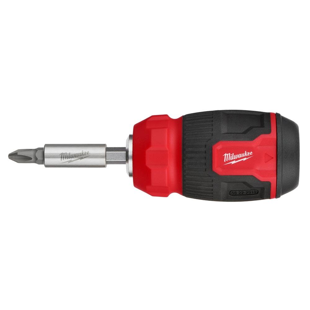 Milwaukee 8-in-1 Compact Multi-Bit Screwdriver - Ascmtools