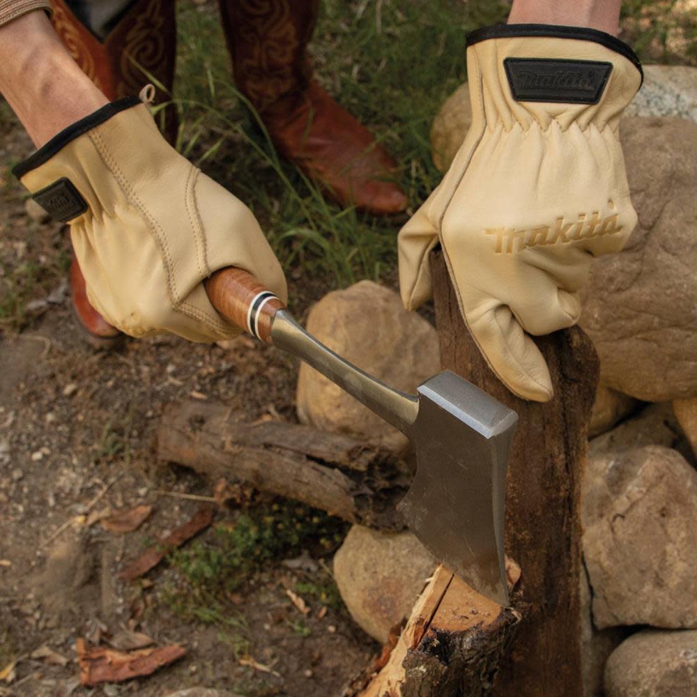 Makita Driver Gloves Genuine Leather Cow XL - Ascmtools