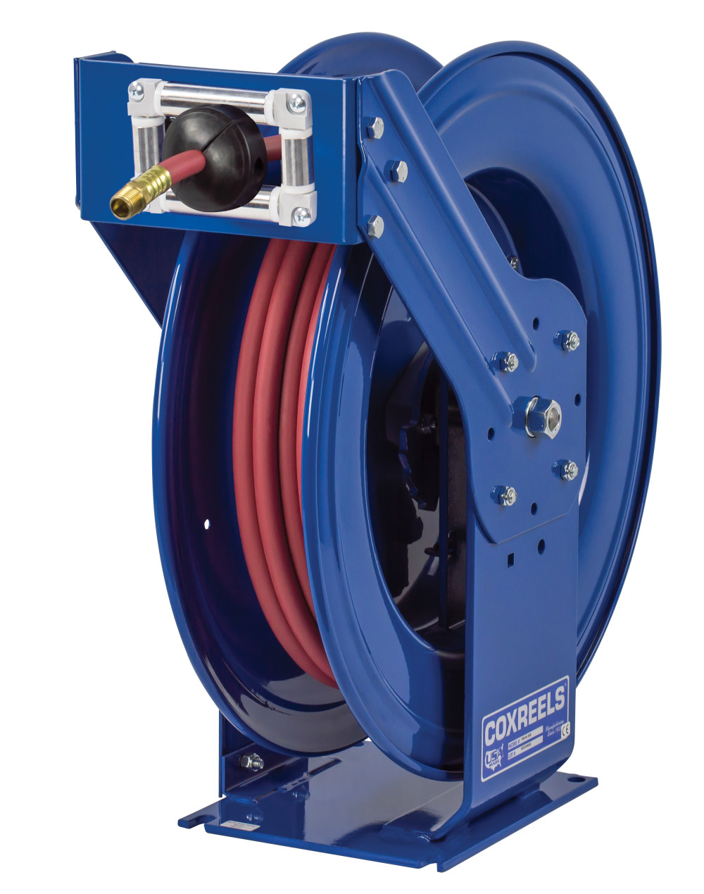 Coxreels Hose Reel Supreme Duty Spring Rewind for Air/Water 1/2″ ID 50′ 300 PSI - Ascmtools