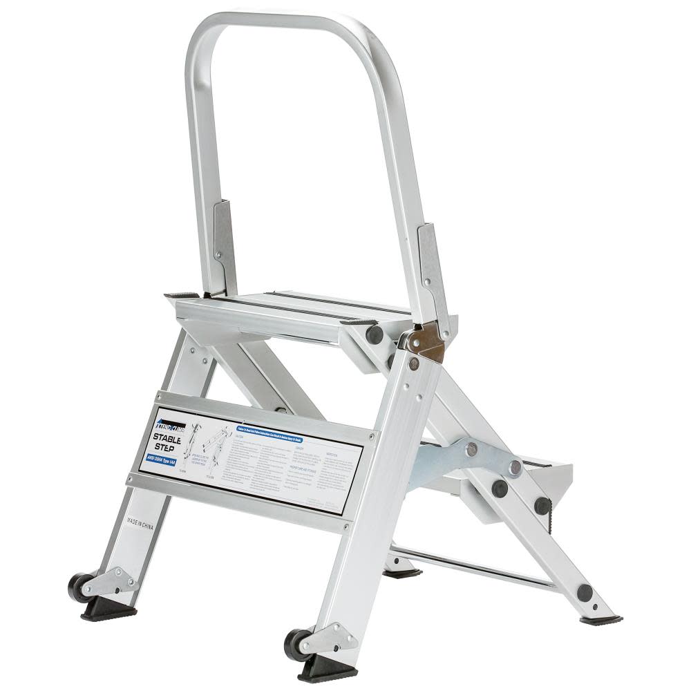 Xtend and Climb 2 Step Aluminum 300-Lb Type IA Step Ladder - Ascmtools
