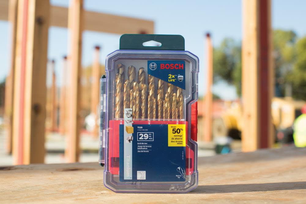 Bosch Titanium Metal Drill Bit Set 29pc - Ascmtools