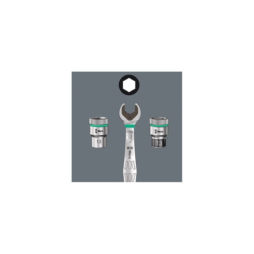 Wera Tools 6001 Joker Switch 11 Metric 1 Combination Ratchet Wrench Set - Ascmtools