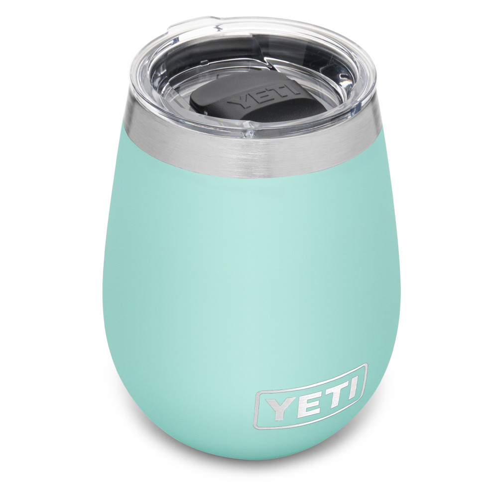 Yeti Rambler Wine Tumbler with MagSlider Lid 10oz Seafoam - Ascmtools