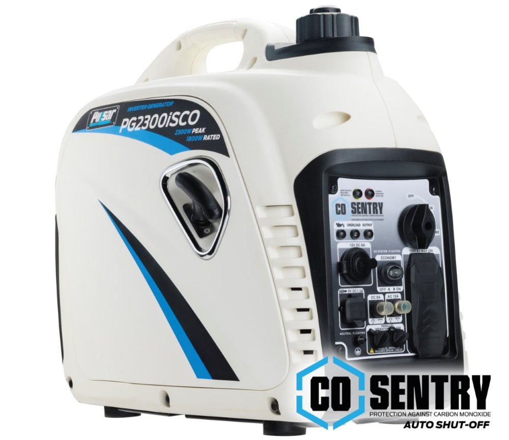 Pulsar Products 2300 Watt Recoil Quiet Gas Inverter Generator - Ascmtools