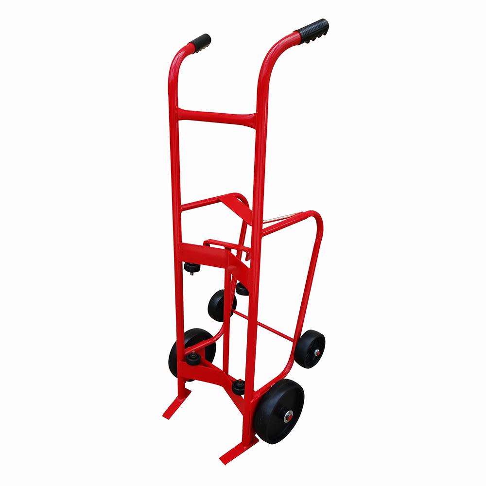 Milwaukee Hand Truck 55 Gallon 4 Wheel Steel Drum Truck/Dispenser - Ascmtools