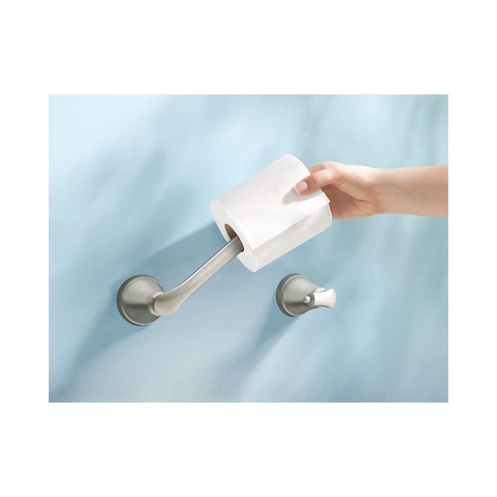 Moen Tiffin Toilet Paper Holder Brushed Nickel Pivoting - Ascmtools