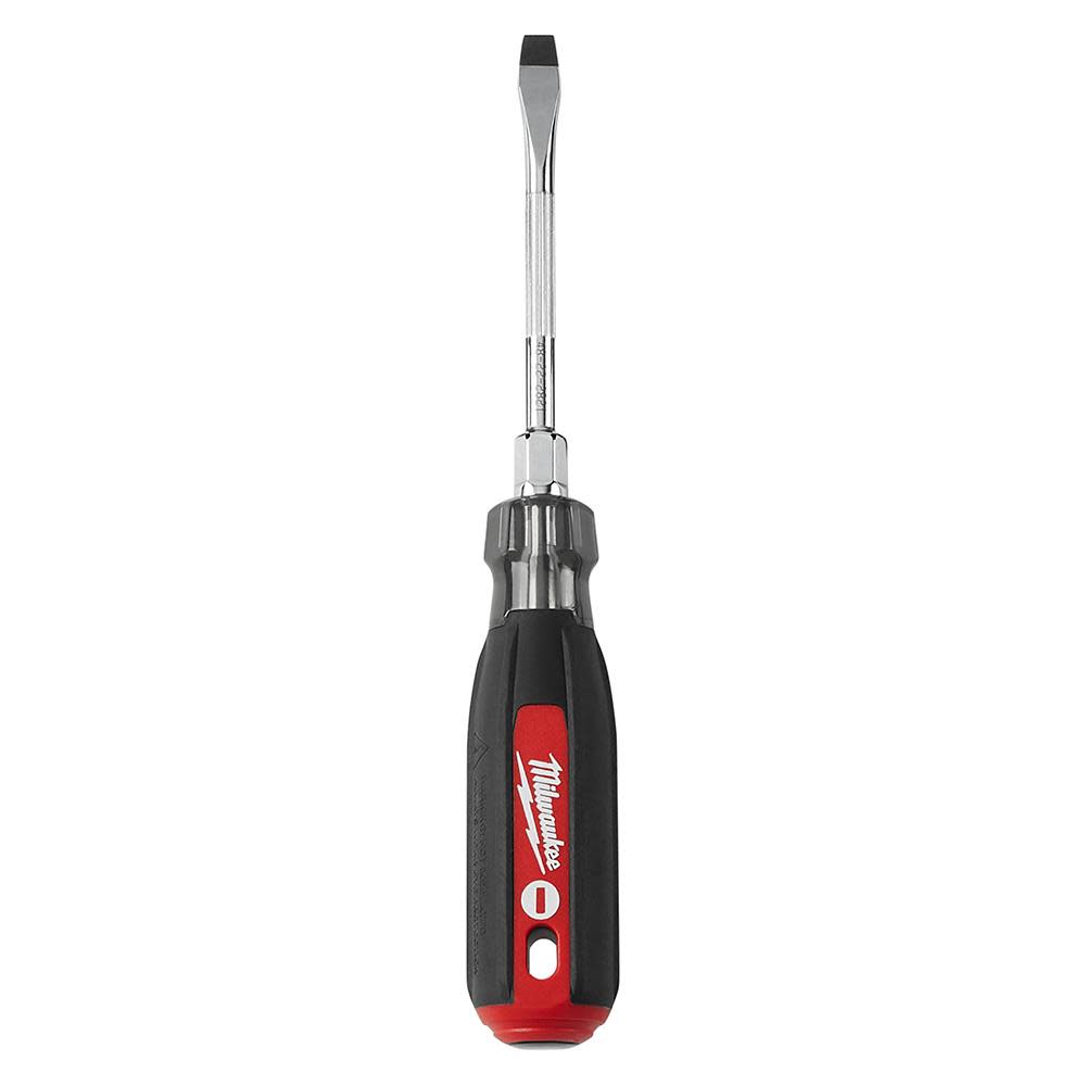 Milwaukee 1/4 in. Slotted – 4 in. Cushion Grip Screwdriver - Ascmtools