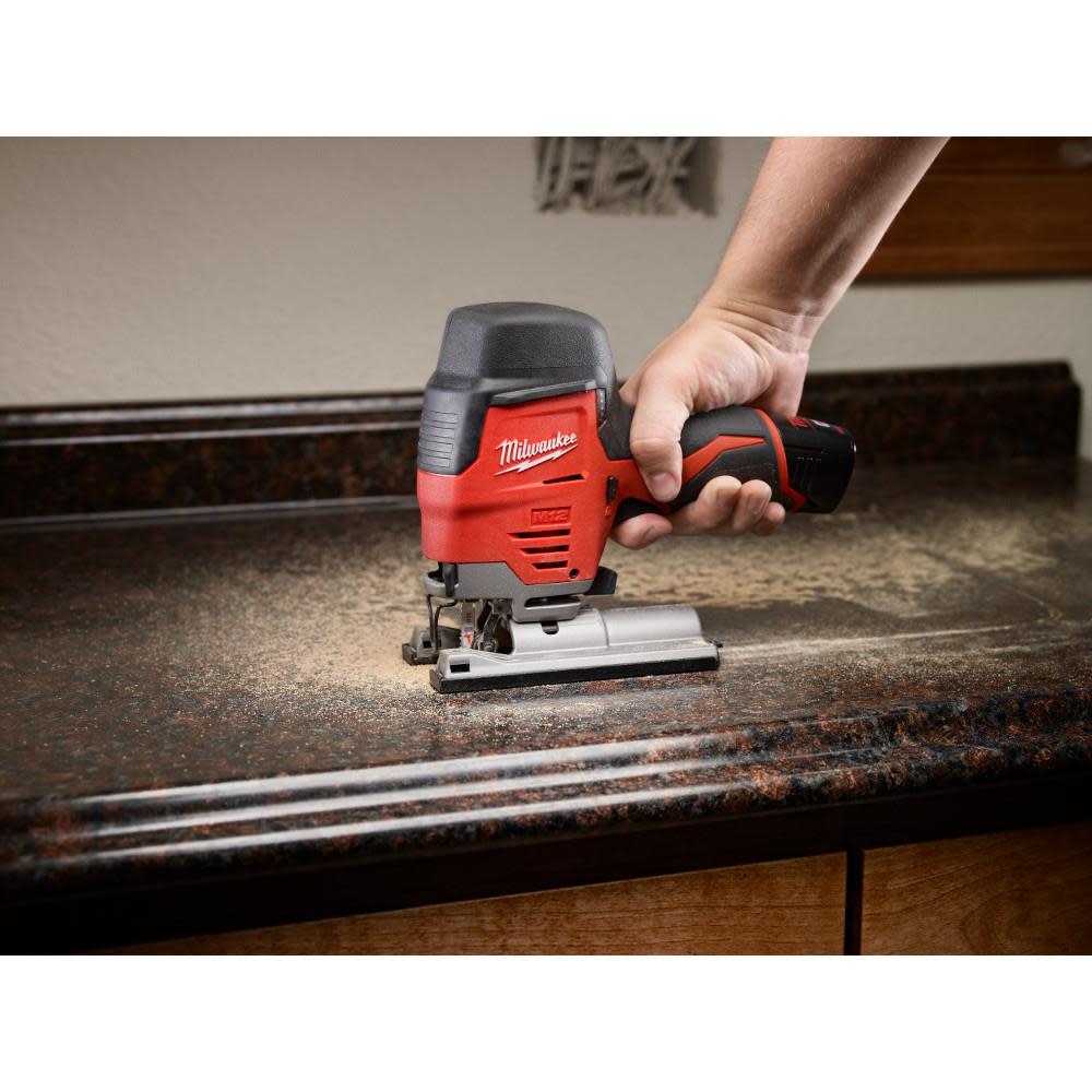 Milwaukee M12 Cordless High Performance Jig Saw Kit - Ascmtools