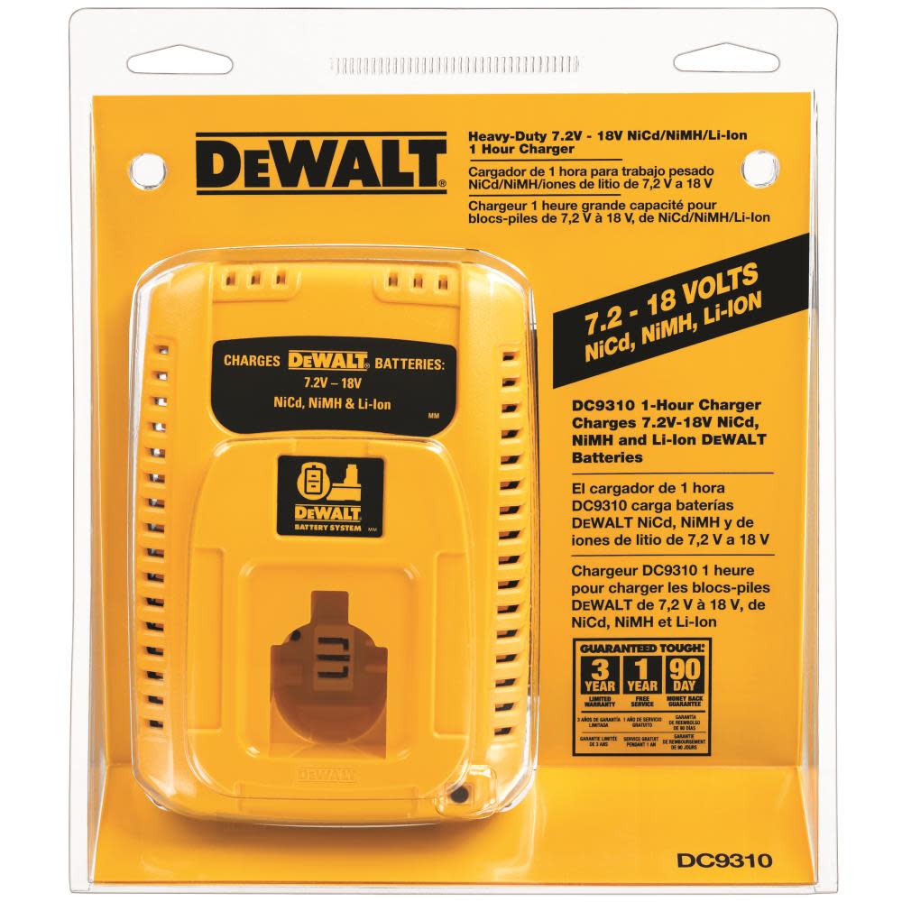 DEWALT 7.2 V to 18 V Li-ion/NiCd Charger - Ascmtools