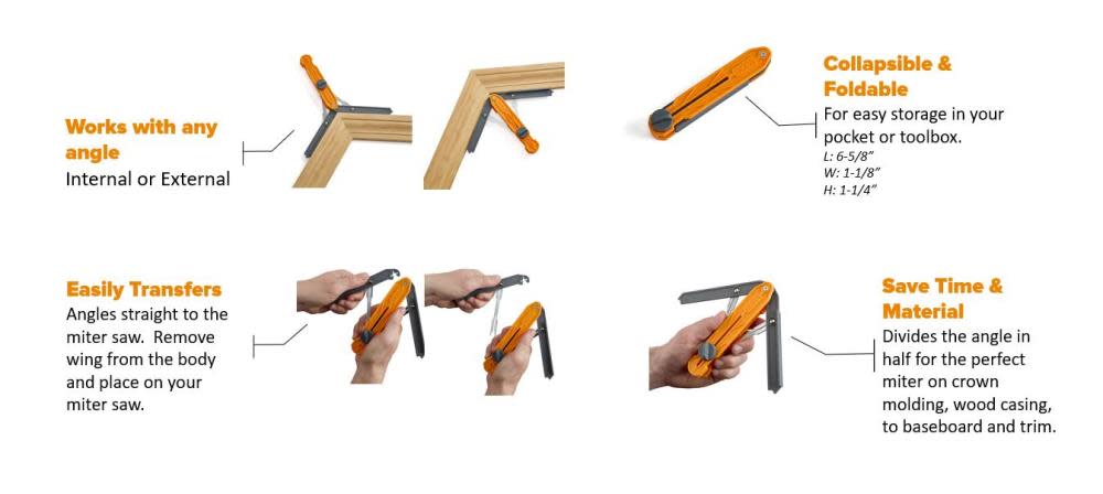 Bora Portamate Compact Adjustable Angle Duplicator Miterix - Ascmtools