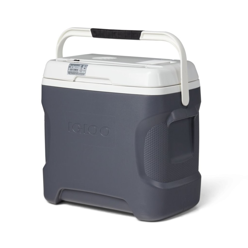 Igloo Versatemp Thermoelectric Hard Cooler Carbonite/White 28qt - Ascmtools
