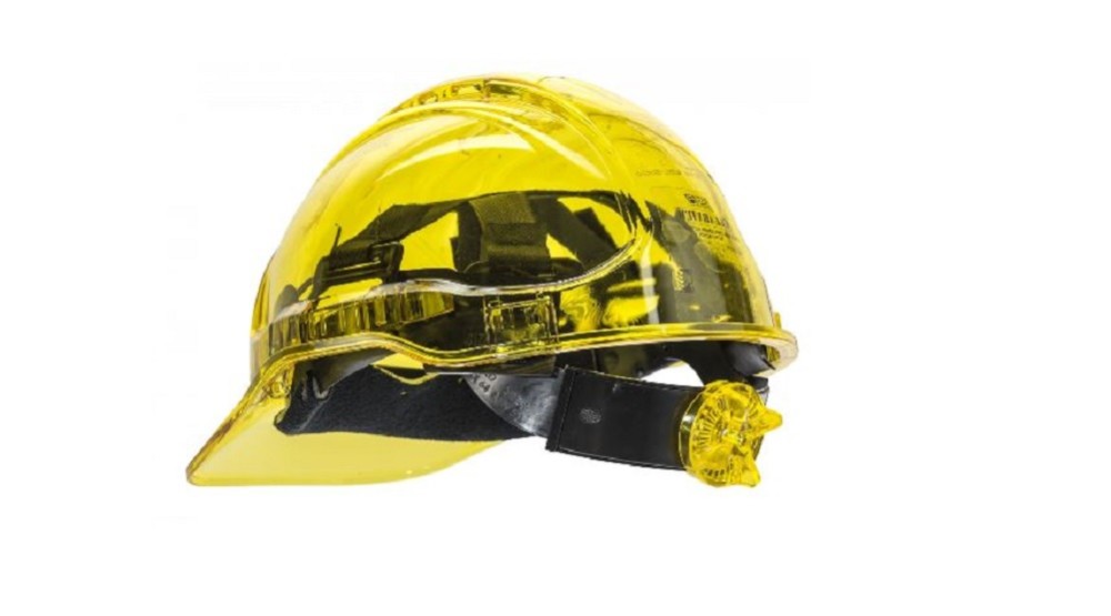 Portwest Peak View Ratchet Vented Hard Hat – Yellow - Ascmtools